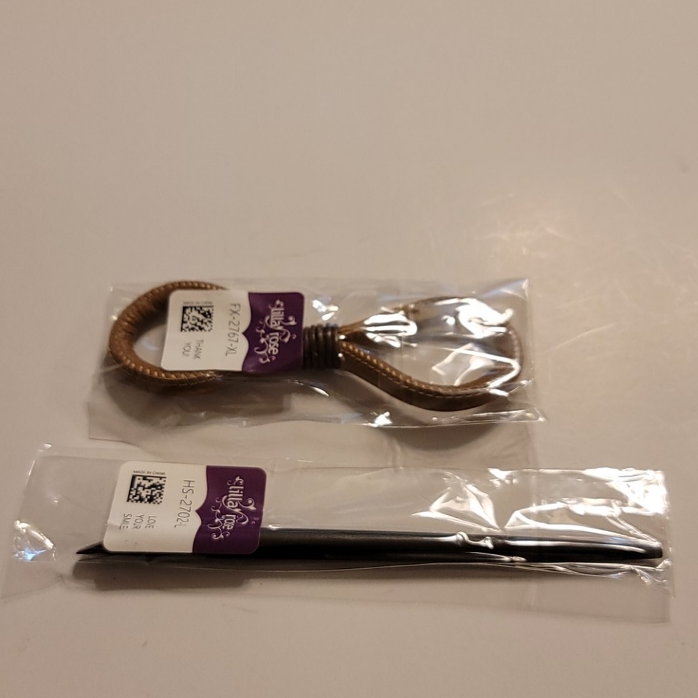 Lilla Rose Dark Camel Flip and Walnut Stick